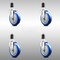 Service Caster 5 Inch 316SS Blue Polyurethane Swivel 1-1/2 Inch Expanding Stem Caster Set SCC SCC-SS316EX20S514-PPUB-BLUE-112-4 - alternate 1